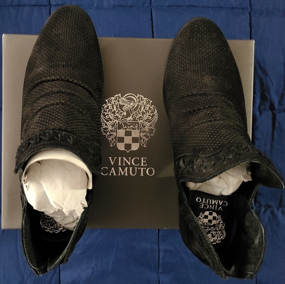 Vince Camuto Palmina booties.